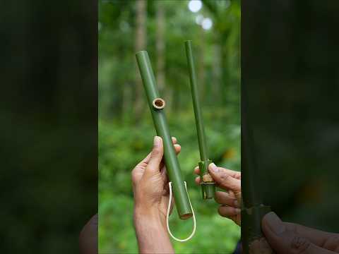 DIY Bamboo Slingshots with Slingel Bamboo stick #Slingshots #Bambooart #Bamboo