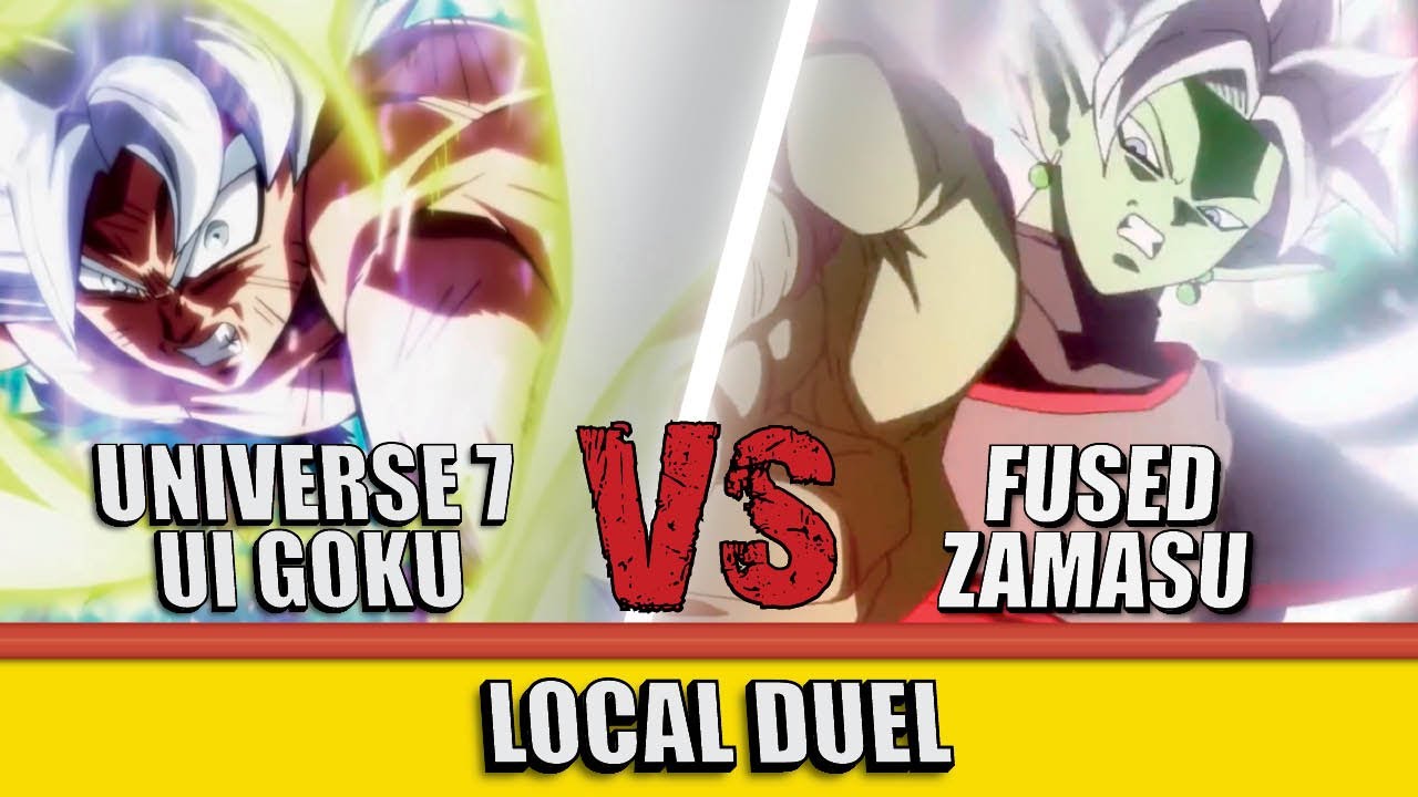 Universe 7 UI Goku (R/U) vs Zamasu (U/Y) | Local Duel DBS