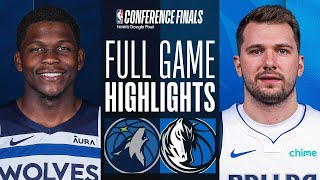 Minnesota Timberwolves vs. Dallas Mavericks FULL GAME 3 Highlights | May 26, 2024 Western Finals