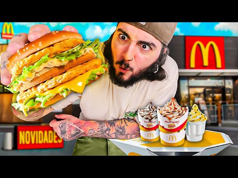 PROVANDO as NOVIDADES do MCDONALD'S! Chicken Big Mac e McFlurry Twix