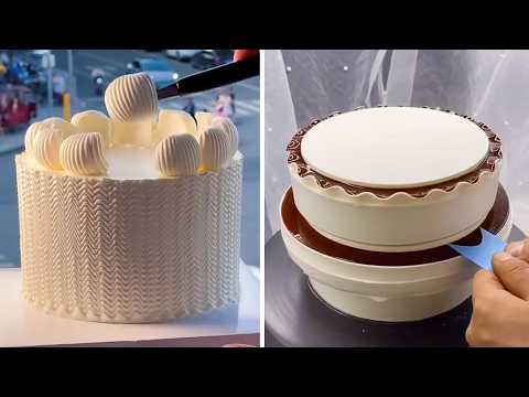 Stunning Cake Decorating Technique Like a Pro | Most Satisfying Chocolate Cake Decorating Ideas