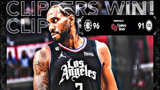 Clippers pull off an ugly win in Kawhi’s return 🫣