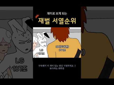재벌 서열 순위! 중고차 타는 카푸어가 1위 실화냐? #카푸어 #서열정리