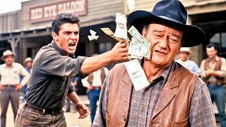 Choreographer Slapped $10K Across John Wayne's Face — Crew Screams "STOP!" Seeing His Eyes