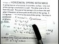 Simple Harmonic Motion Concepts