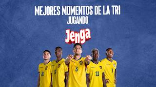 RETO DE JENGA GINGANTE CON LOS JUGADORES DE LA TRI 🧱