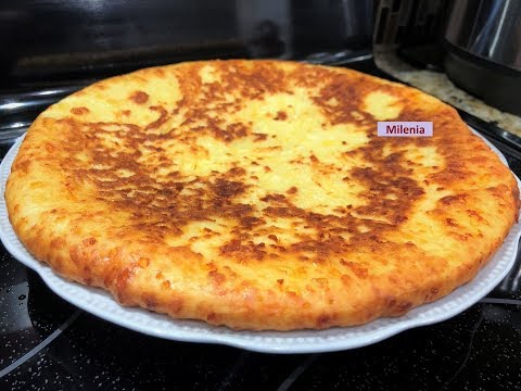 СЫРНАЯ ЛЕПЕШКА  за 10 минут.Вкуснейший Завтрак.  ЛЕНИВЫЙ ПИРОГ Объедение!