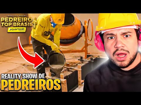 UM REALITY SOBRE PEDREIROS! - React Pedreiro Top Brasil