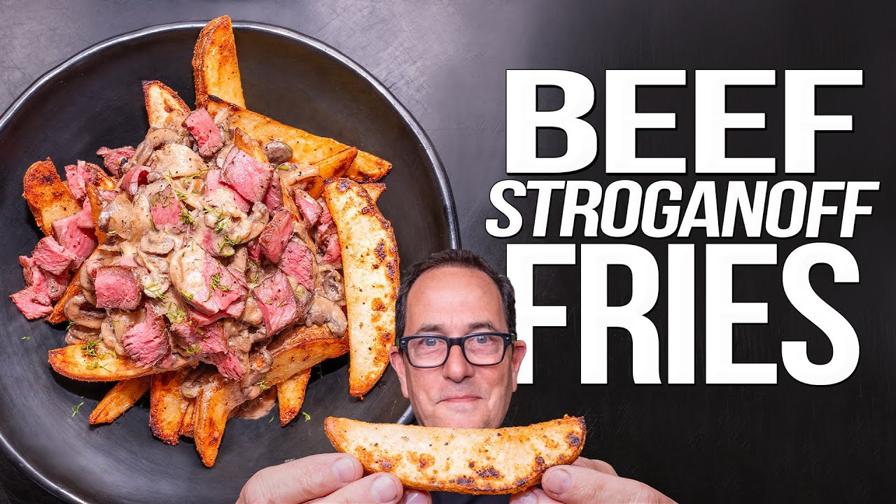 The best beef stroganoff fries (steak cut and crazy good)