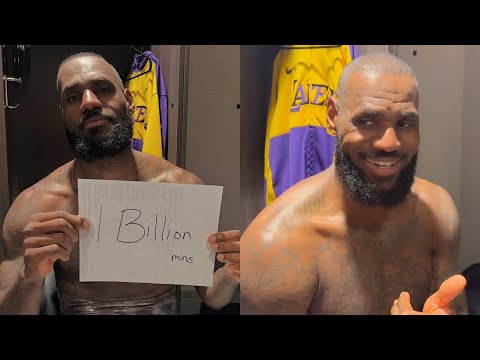 Lakers troll LeBron James after breaking record for most minutes played in NBA history 😂