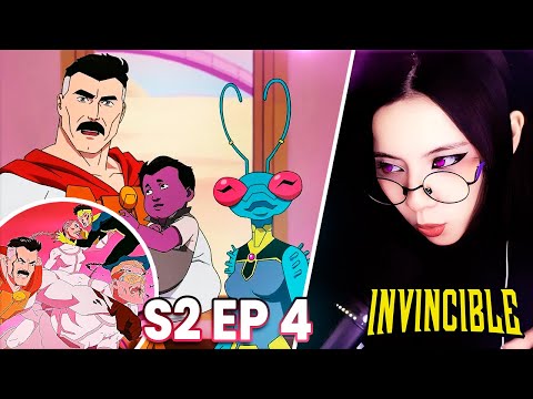 TIENE UN HERMANO Y MADRASTRA?! Reacción INVINCIBLE Temporada 2 Episodio 4 - Holisofi