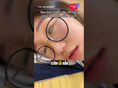 Vậy mà bảo đi học tao chỉ ngủ: 😂 #shorts