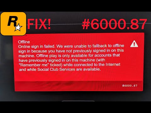 online sign in failed rockstar game launcher