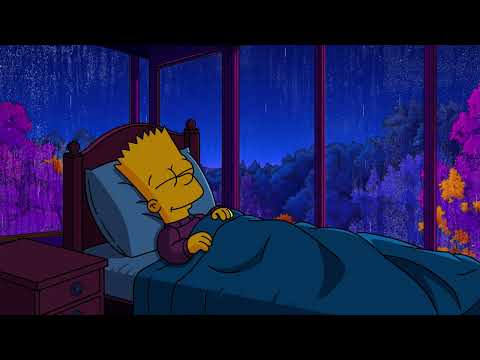 Rainy Sleepy Night🌧️Lofi hip hop ~ Relaxing Rain Sounds for a Sleepy Night