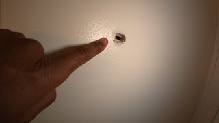 PATCHING UP THE BULLET HOLES IN THE HOUSE 