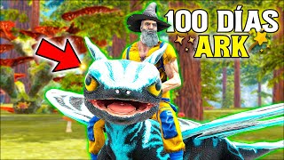 SOBREVIVO 100 DÍAS en un MUNDO MÁGICO en ARK...