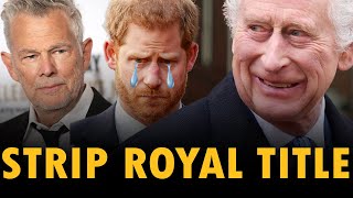 King Celebrates That Harry Is David Foster's Biological Son: Stripped Of Title & Removed From LOS!