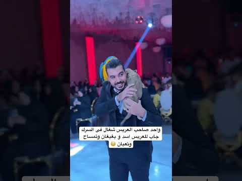 ثعبان وتمساح مع العريس 😳 #مايكاب #اكسبلور #weddingceremony #marriedwedding #weddingevent #عروس