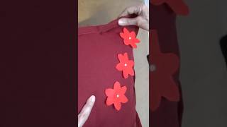 Flor de Feltro Para Decorar Almofadas #shorts