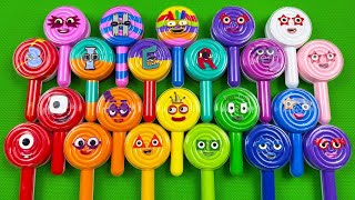 Numberblocks Toy & Slime: Look All Clay with Mini Lollipops Coloring! Satisfying ASMR Video