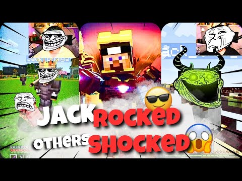 Jack Rocked 😎 Others Shocked 🥶 Shorts compilation @GamerFleet @AnshuBisht #gamerfleet #minecraft