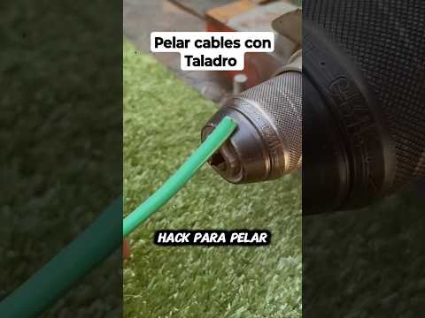 ✅Pelar cables con taladro #construccion #ingeniero #arquitectura #shorts