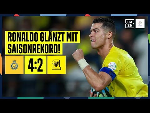 Doppelpack! Überragender Ronaldo mit Saisonrekord: Al-Nassr - Al-Ittihad | Saudi Pro League | DAZN