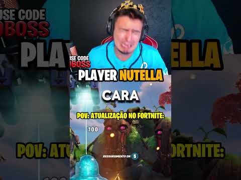 POV: ATUALIZAÇÃO NO FORTNTE... PLAYERS: 😂USE CODE: OBOSS Na Loja ✅ #fortnite #shorts