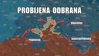 Ključna faza rata:Ruski proboj severno od Pokrovska 🔥