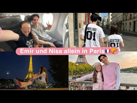EMIR UND NISA ALLEIN IN PARIS🇫🇷🥐🤭*wir haben ein problem*