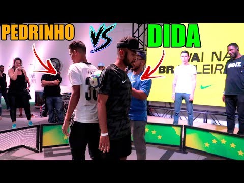 PEDRINHO (CORINTHIANS) VS DIDA FOOTZ  - DESAFIO 1 CONTRA 1 - FOOTZ