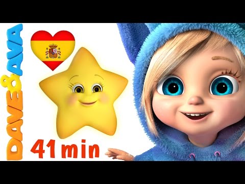 🌟  Сanciones Infantiles | Estrellita, ¿Dónde Estás? | Canciones Infantiles en Español | Dave y Ava 🌟