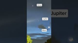Great pic of the 6% moon, Jupiter and Venus tonight from Tampa, FL. Thanks to JC Baker for the pic!