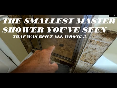SMALLEST SHOWER EVER !