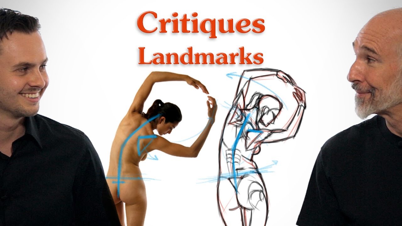 Figure Drawing Critiques 4 - Landmarks - Proko