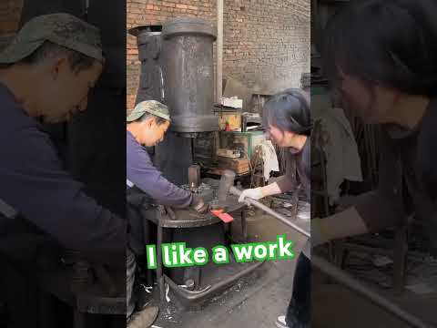 heated metals working for women part 2  #metalworking #diy #factory #song
