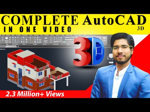 [ COMPLETE ] AutoCAD 3D IN 2 HOURS IN HINDI | CIVIL | ARCH | INTERIOR | MECHANICAL