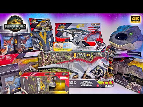 INSANE Jurassic World Rebirth Toys Unboxing! Real Feel Indominus Rex, Lab Lockdown T-Rex, Troodon