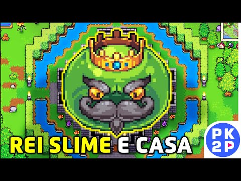 Tinkerlands 🌲 Um OUTRO Rei Slime!? Boss + Construção de Casas