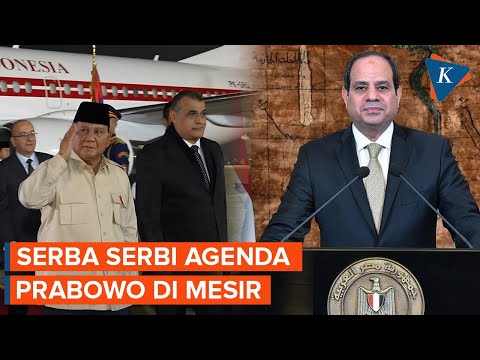 Agenda Prabowo di Mesir, Bertemu Fattah El-Sisi dan Hadiri KTT D-8