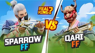 Finally 😱 Fastest Players 1 vs 1 Clash ⚔️|| Qari Vs Sparrow 🔥🔥