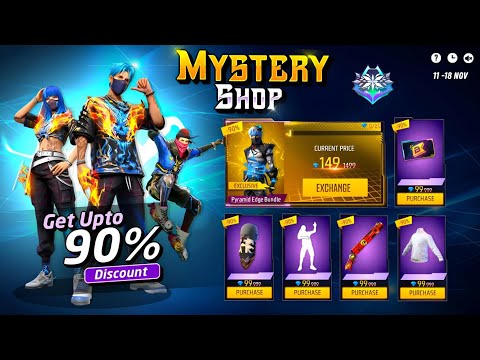 Mystery Shop Discount Event🔥🤯| Free Fire X Pushpa Collab Confirm | Free Fire New Event| Ff New Event