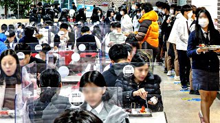 학생들이 몰려옵니다! 압도적인 학교 급식 대량생산 과정부터 학교앞 길거리음식 모음 TOP 6 Amazing Korean School Lunch & Street Food Master