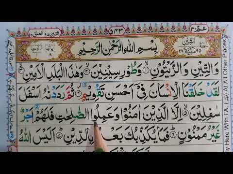 Tajweed quran download |
Surah tin