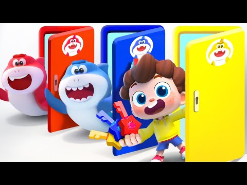 Baby Shark Escape Room | Learn Colors with Baby Shark | Nursery Rhymes & Kids Songs | BabyBus