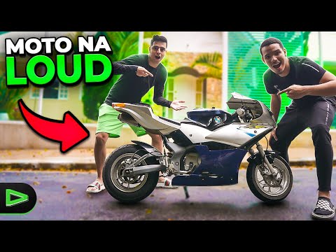 TESTAMOS A NOVA MINI MOTO DA LOUD!!