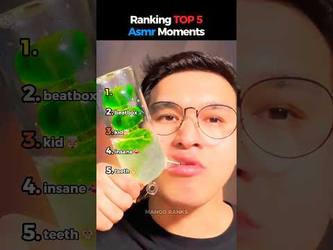 Ranking TOP 5 Asmr Moments 🤯😂🎧