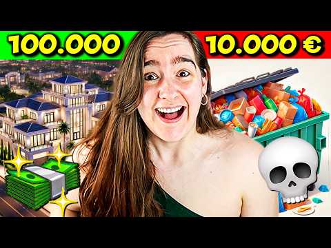 Ich baue ein Haus für 10K vs. 100.000K – welches ist besser?! 🤯🏠 Die Sims 4 Bau Challenge Nesmeralda