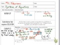 Solving Systems of Equations with Substitution