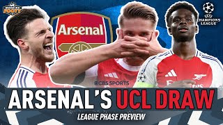 Arsenal face Bayern, Inter & Atletico Madrid in UCL League Phase | Draw Reaction | CBS Sports Golazo